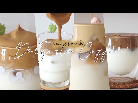 Cách làm dalgona từ cà phê sữa