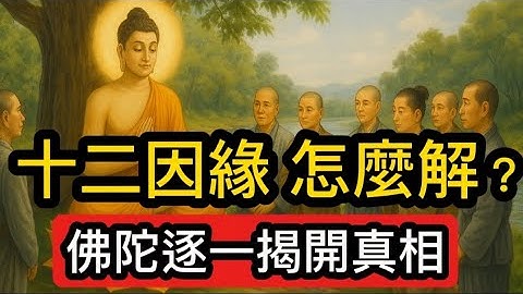 優波離問佛十二因緣，佛陀逐一開示輪迴次第#佛法 #十二因緣#輪迴#解脫#佛陀教誨#因果關係#生命智慧#佛教故事#心靈修行#因果報應#佛音覺悟