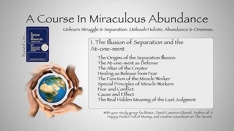 A Course In Miracles: The Separation And The Atonement: The Origins Of Separation