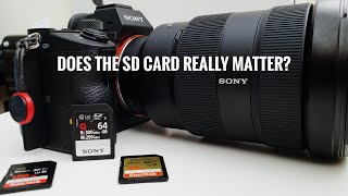 Does the card matter (Sony UHS-II SD card review)