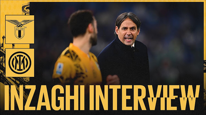 L'INTERVISTA DI SIMONE INZAGHI | LAZIO 0-6 INTER 🎙️⚫🔵