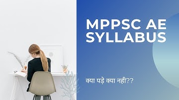 MPPSC AE (SDO) Exam 2020 SYLLABUS Discussion