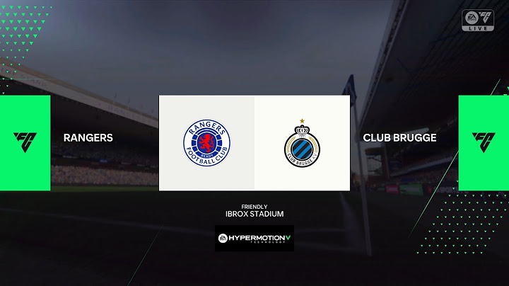 Rangers vs Club Brugge - Club Friendly - 6th July 2025 Full Match 4K - FC 25
