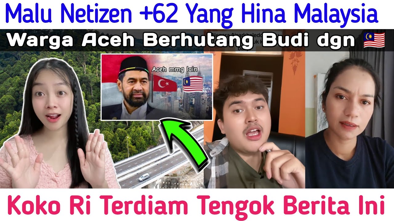 MALAYSIA UNTUK ACEH⁉️MALU NETIZEN YANG HINA 🇲🇾 NEGARA PERTAMA