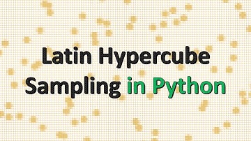Latin Hypercube Sampling (2D, uniform) in Python