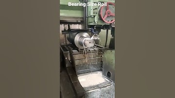 Bearing size roll shaper on milling machine#shorts #millingmachine #casting# Alloyssteel