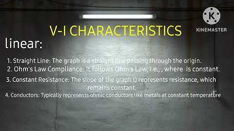 V-I characteristics (linear and non linear) . class 12th boards.#class12physics #currentelectricity