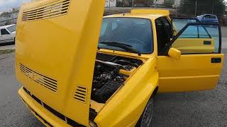 Cold start & walkaround 1994 Lancia Delta Integrale Giallo Ginestra