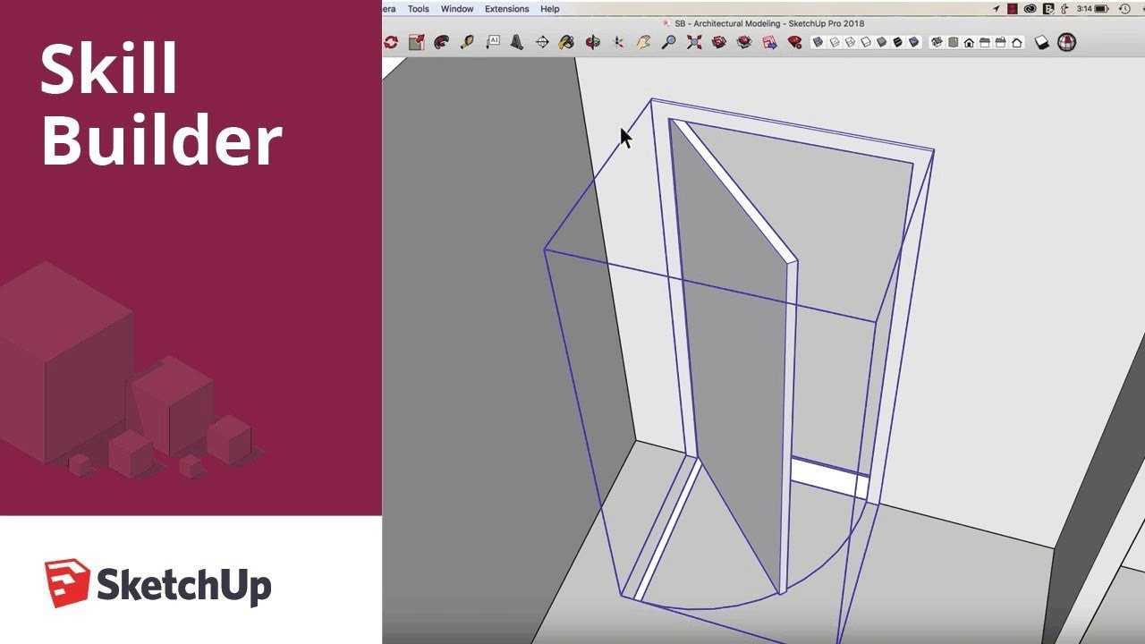 2D and 3D Door Components in SketchUp - Skill Builder