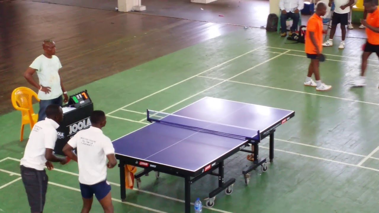 Ghana Table Tennis League Doubles YouTube