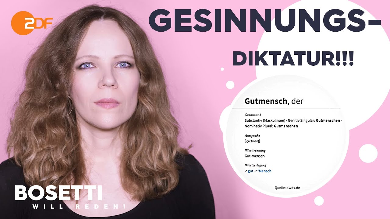 Politisch korrekte woke Gutmenschen-Gesinnungsdiktatur | Bosetti will reden!