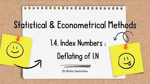 DEFLATING OF INDEX NUMBER