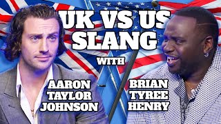 'What's A Simp?!' Aaron Taylor Johnson & Brian Tyree Henry UK Vs US Slang | Bullet Train Interview!