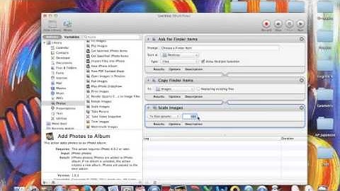 Automator for Resizing Photos