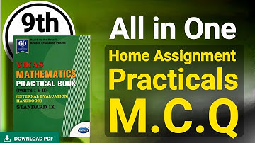 Vikas Mathematics Practical Book Class 9 Solution | All in One Video | 9th maths practical book pdf