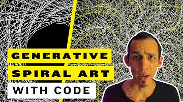 Generative Spiral Art | Creative Coding Art Processing