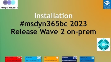 Installation - BC23 Dynamics 365 Business Central 2023 Wave 2.