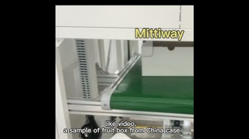 Tray Former Box Folding Machine for Fruit Box with Glue