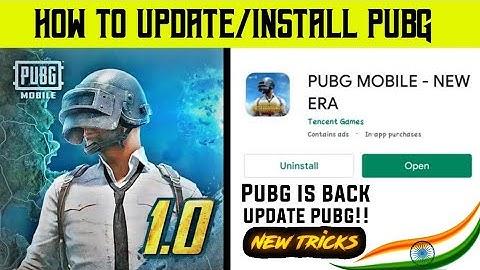 How to update or install PUBG mobile //Updating Pubg mobile //NEW ERA //erangle 2.0 // #update #pubg