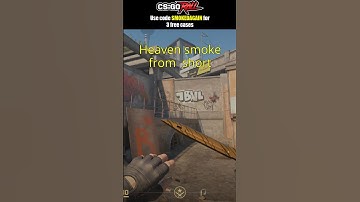 MUST KNOW Overpass Heaven Smoke #shorts #cs2 #overpass #gaming #cs2nades