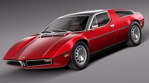 3D Model Maserati Bora 1971 to 1978 3D Model at 3DExport.com