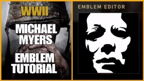 Call of Duty WW2 Michael Myers Emblem Tutorial