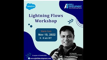 Salesforce Lightning Flows Live Workshop | Day 1 | AJ Skill Development