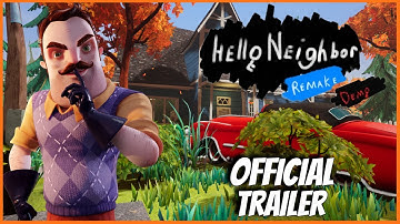 Hello Neighbor:Remake demo (UPDATE MOD)-Official trailer🤫