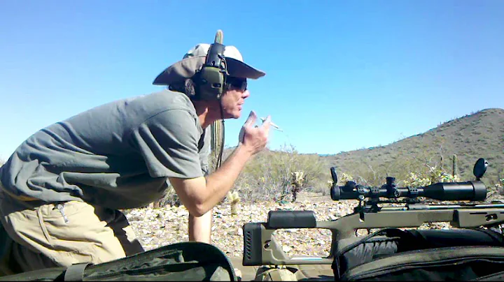 Savage 110 & Millet TRS-1 Sniper Practice 3-21-12