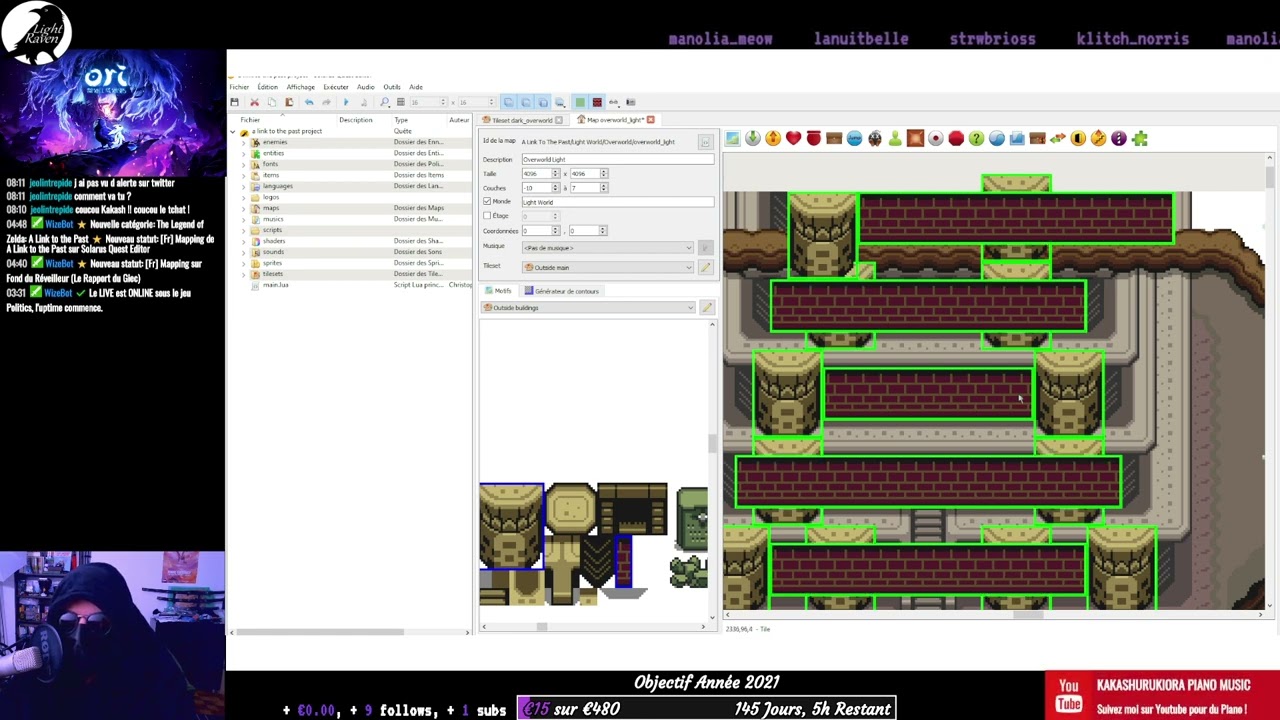 [Fr] Travail sur la Tour d'Héra [Mapping ALTTP - Solarus Quest Editor] #6