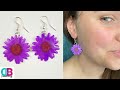 Teaching the Secret to Making REAL Flower UV Resin Earrings