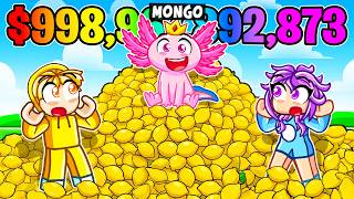 I Became A AXOLOTL And Went From 0 To $100 TRILLION Selling Lemons In Roblox!