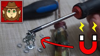 Easily Permanently Magnetize Most Screwdrivers / Tools & Utensils. & Demagnetize Them. Hack / Trick.