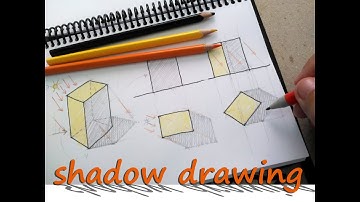 Shadows (1) - How to draw the cast shadow of a simple solid