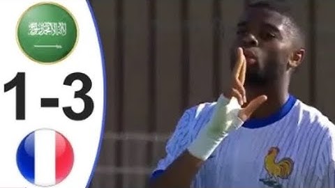 ملخص مباراة فرنسا و السعودية نهائي دورة تولون الدولية | 3:1 اليوم