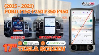 NEWEST Ford F150 F250 F350 F450 (2015 – 2021) 17″ Touch-Screen Navigation & Infotainment System