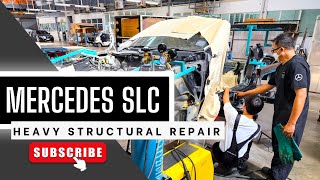 Mercedes-Benz SLC heavy accident repair