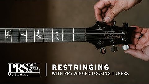 How to Restring Your PRS Equipped With Winged Tuners | PRS Guitars