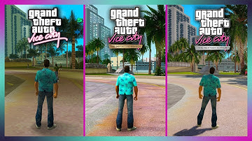 GTA Vice City NextGen Edition vs Definitive Edition vs Original