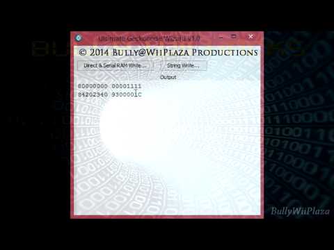 Ultimate Geckocodes Wizard v0.1 by Bully@WiiPlaza