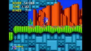 Sonic 2 No Hit Run(Emerald-less) P10 Hill Top Act 2