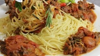 Паста болоньезе. Итальянская кухня Паста болоньезе. Итальянская кухня