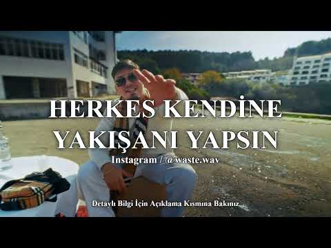 ORGANIZE TYPE BEAT - *HERKES KENDİNE YAKIŞANI YAPSIN* (Prod. Waste)