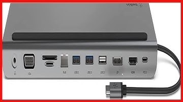Belkin USB C Hub, 11-in-1 MultiPort Adapter Dock with 4K HDMI, DP, VGA, USB-C 100W PD Pass-Through