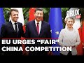  - EU President Ursula Von der Leyen Speaks After Trilateral Meeting With France’s Macron & China’s Xi