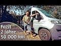 Fazit nach 2 Jahren: Westfalia Wohnmobil - Fiat Ducato Kastenwagen