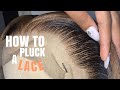 The EASIEST Way To PLUCK a LACE (FAIL PROOF) 😱| REALTIME | PLUCK W/ ME