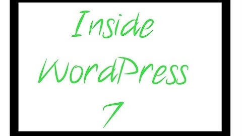 Inside WordPress - Video 7 - How to Use Gravatars for Your Blog