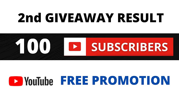 Giveaway Result | Free 100 Subscribers | Free Youtube Channel Promotions!!! | Youtube Giveaway