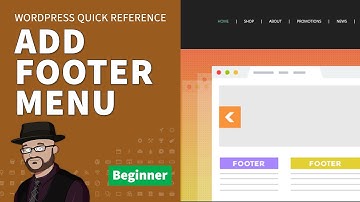How to Add a Menu to the Footer in WordPress